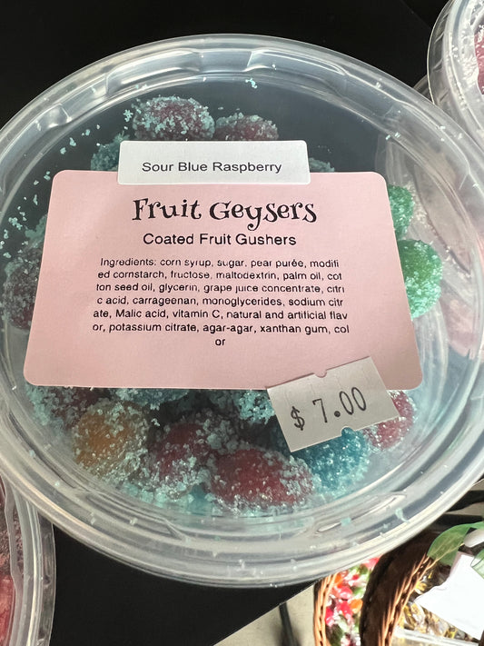 Sour Blue Raspberry Geysers