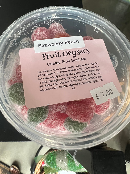 Strawberry Peach Geysers